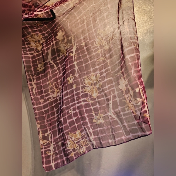 Large Women's Vintage Korean Scarf / Wrap - Picture 8 of 8